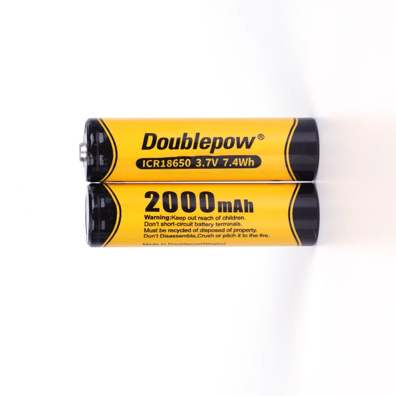 Deep Cycle 3.7V 2000mAh Lithium 18650 Battery Rechargeable 3.7V Li-Ion Cells battery