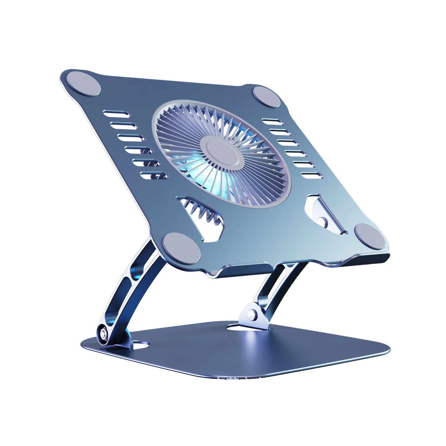 Wholesale OEM Adjustable Tablet Laptop Cooling Stand With USB Fan