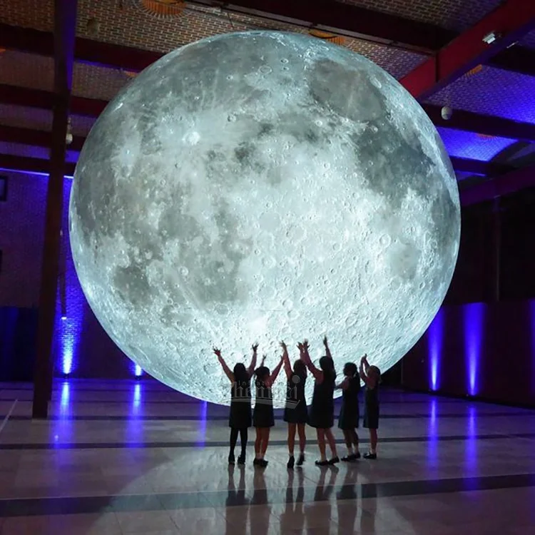 Customized Event Inflatable Moon Giant Globe Inflatable Balloon 10ft Inflatable Planet