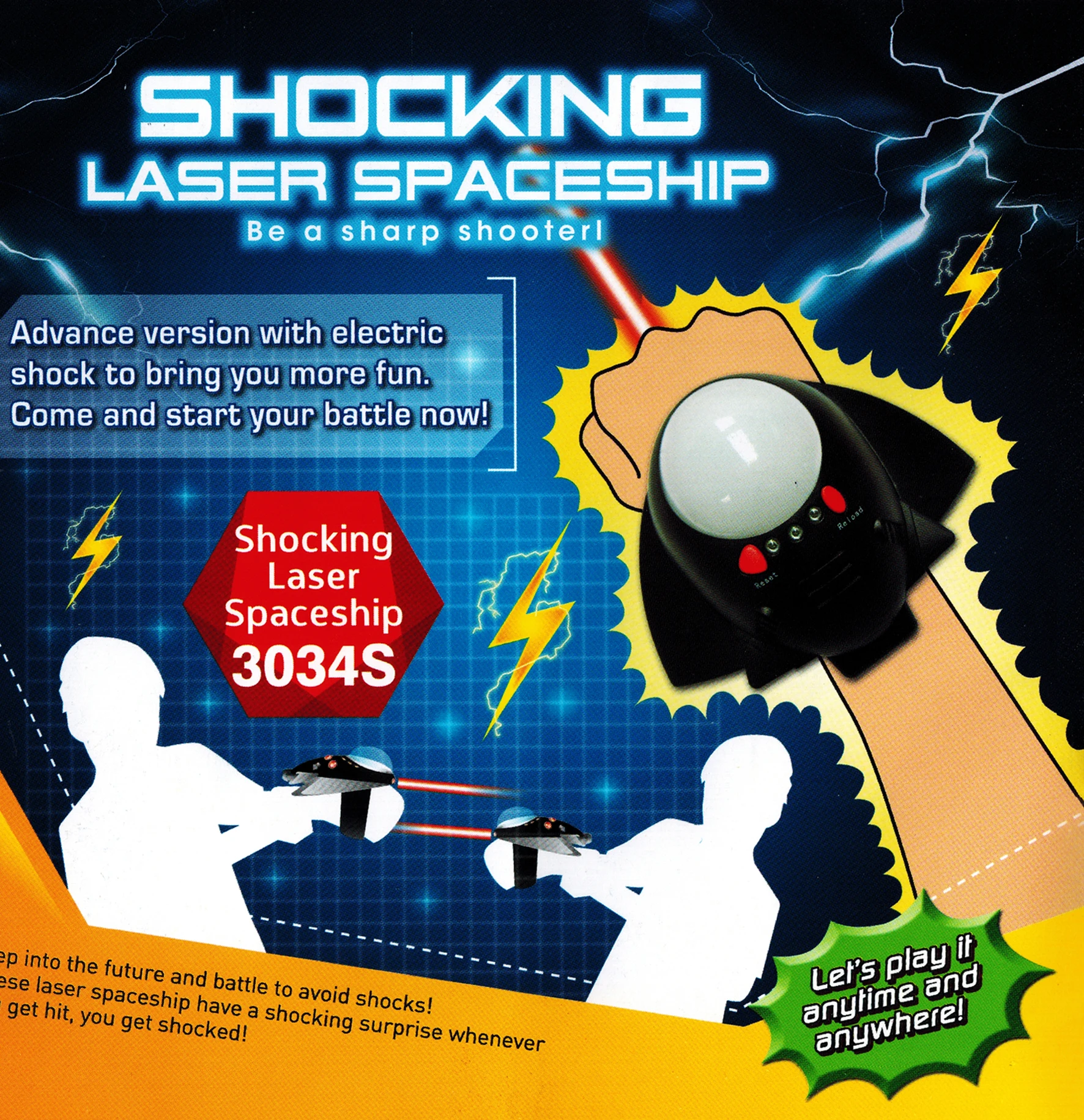 
Chinese manufacturer high quality mini laser sound shocking gun toy for kids 