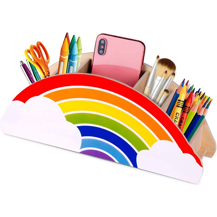 
Manufacturer Dest-Selling Creative Study Office Color Wooden school stationery packaging box 
