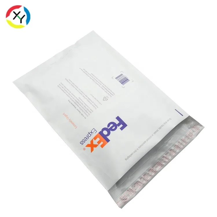 XY Packing Custom Fedex Express Shipping Mailing Bag with Invoice Pouch
