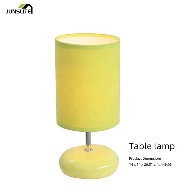 back to school colorful  cute mini ceramic bed side table lamp small table lamp for baby kids living room