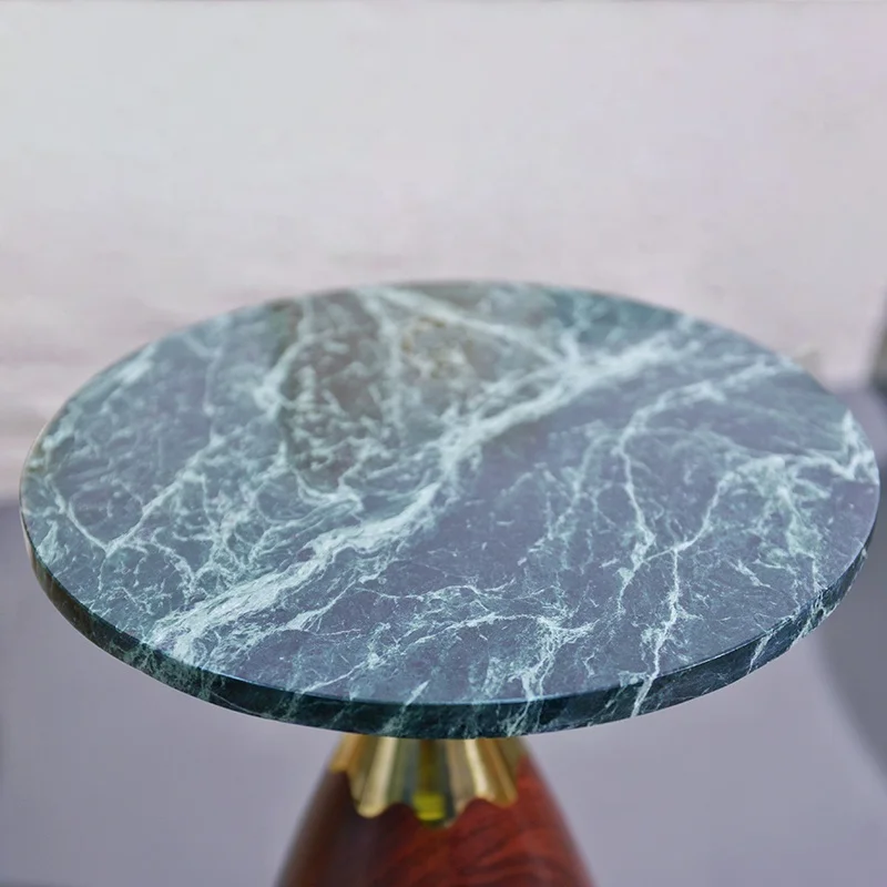 Мраморный столешница из зеленого камня 40 см