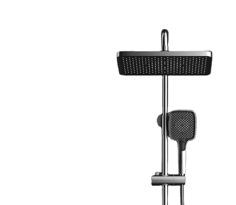 Shower Set Aluminum Alloy Bath Rain Booster Bathroom Shower