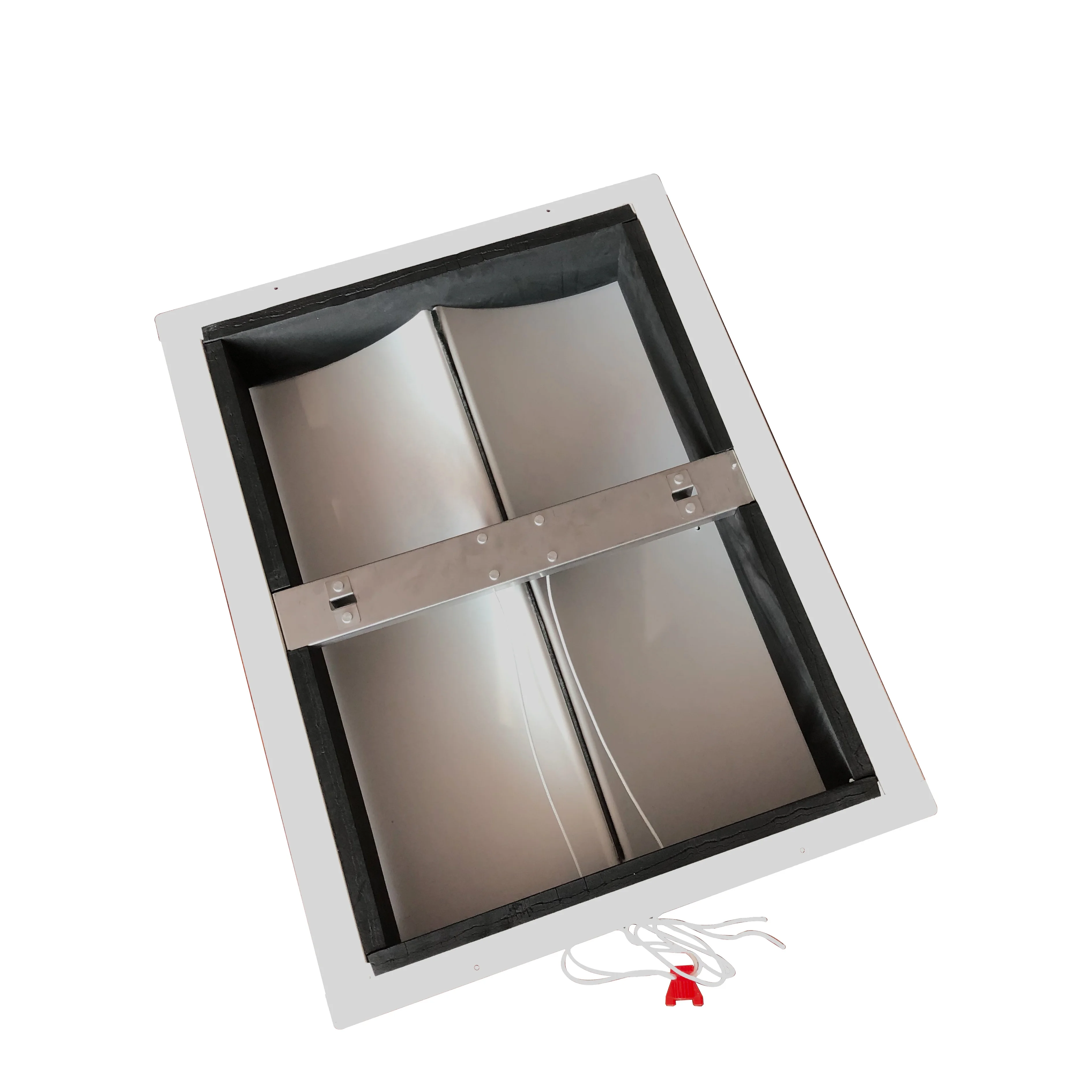 Butterfly type ceiling air inlet for poultry house