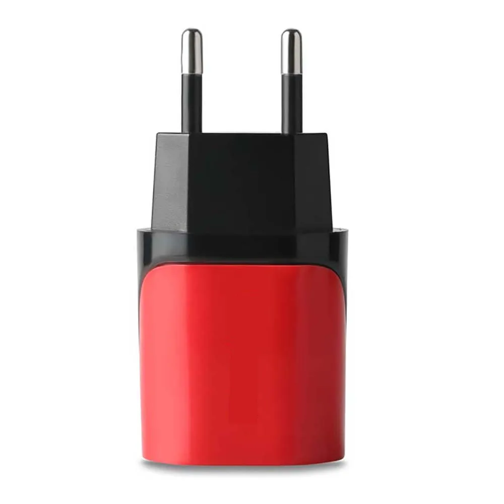 single port  5v2A/2.4A double colors mould fast charging  mobile phone charger wholesale usb charger for phone