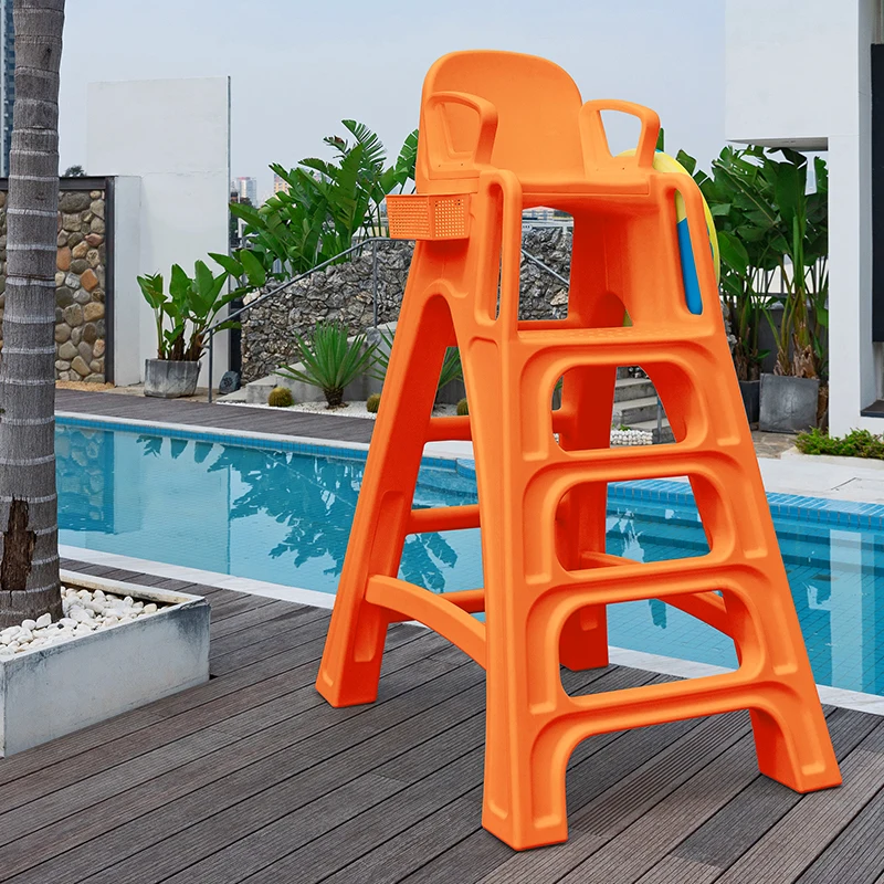 High Quality Lifeguard Chair Ladder Life Guard Guard Tower Lifesaving Chairs For Swimming Pool