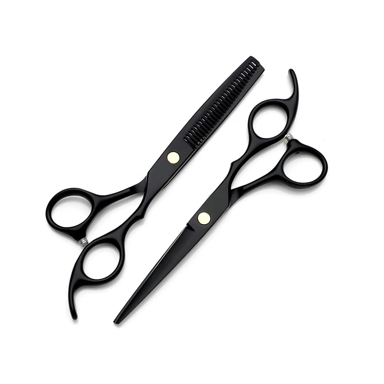 Hairdressing Scissors Barber Razor Comb Pouch Thinning Shears Set Salon Stainless Steel Beauty Hair Scissor