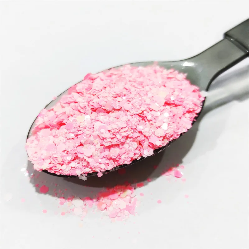 New Popular Nail Art Polarized Dream Colorful Edelweiss Brocade Powder Nail Sequins Decorations Nail Glitter Makeupr