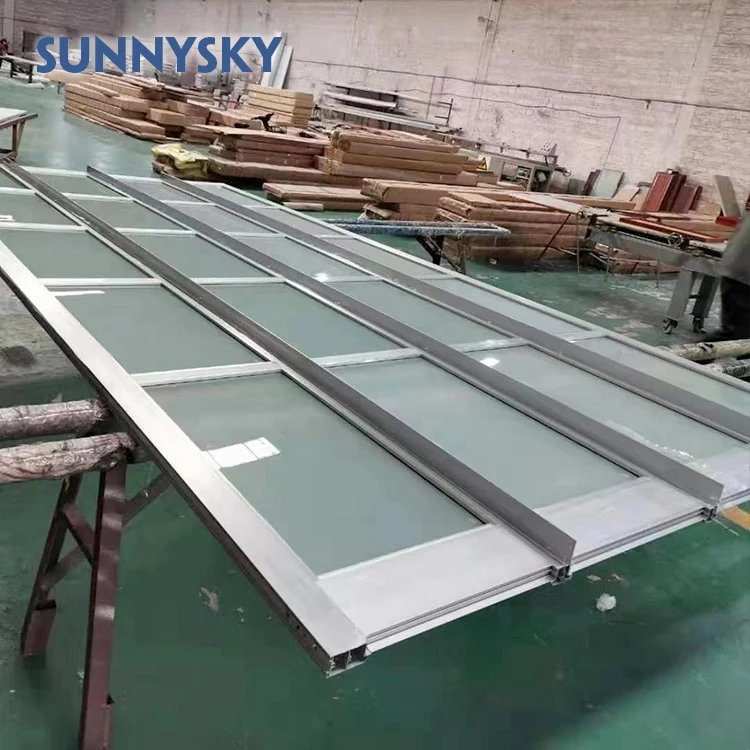 
Cheap interior aluminium garage door sectional 