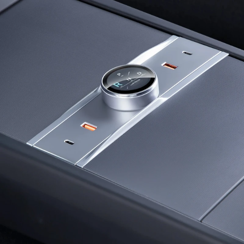 ming AO Tesla redesigns intelligent rotary shift base Model 3 exclusive with display and fast charging port