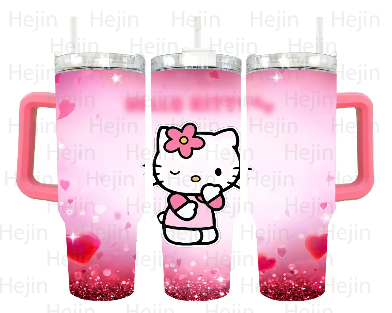 Wholesale Price 40oz Outdoor Sport Water Cup Glass Cup With Handle And Straw