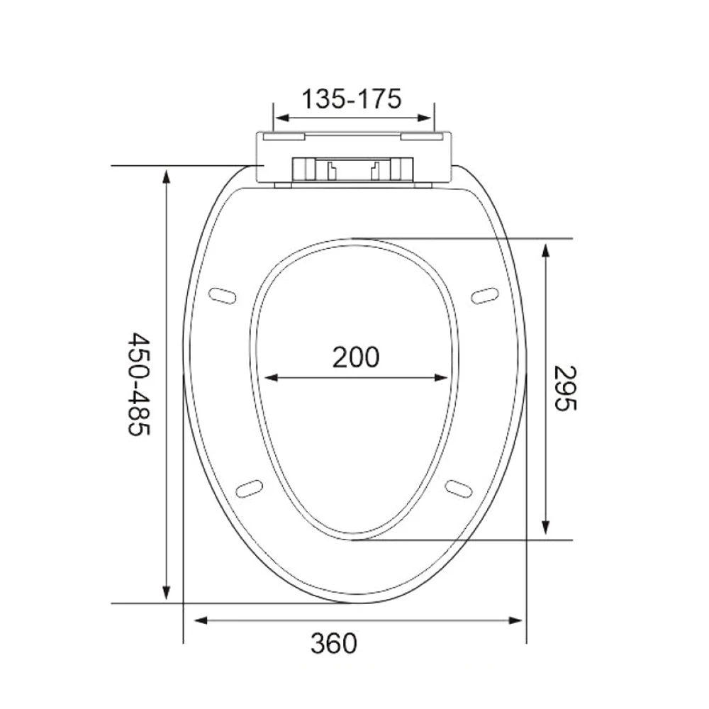 2024 Latest pp Toilet Seat Custom Made Universal Size U Shaped Toilet Seat Cover
