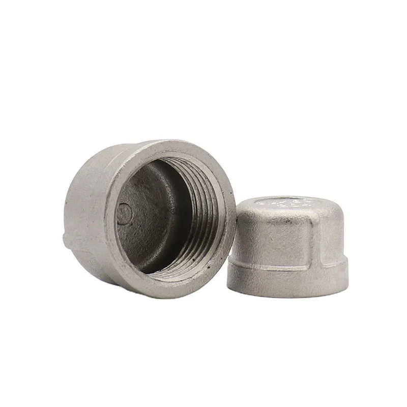 304 stainless steel ANSI Standard NPT internal thread pipe cap pipe plug bulkhead internal thread plug DN15