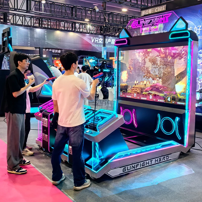 2024 Most Popular Latest Gun Shooting Vr Game Machine Gunfight Master Arcade for Game Center Amusement Park for 4 People Indoor