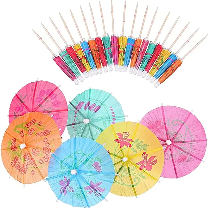 Umbrella cocktail picks cocktail parasol sticks parti mini paper drinks umbrella stick