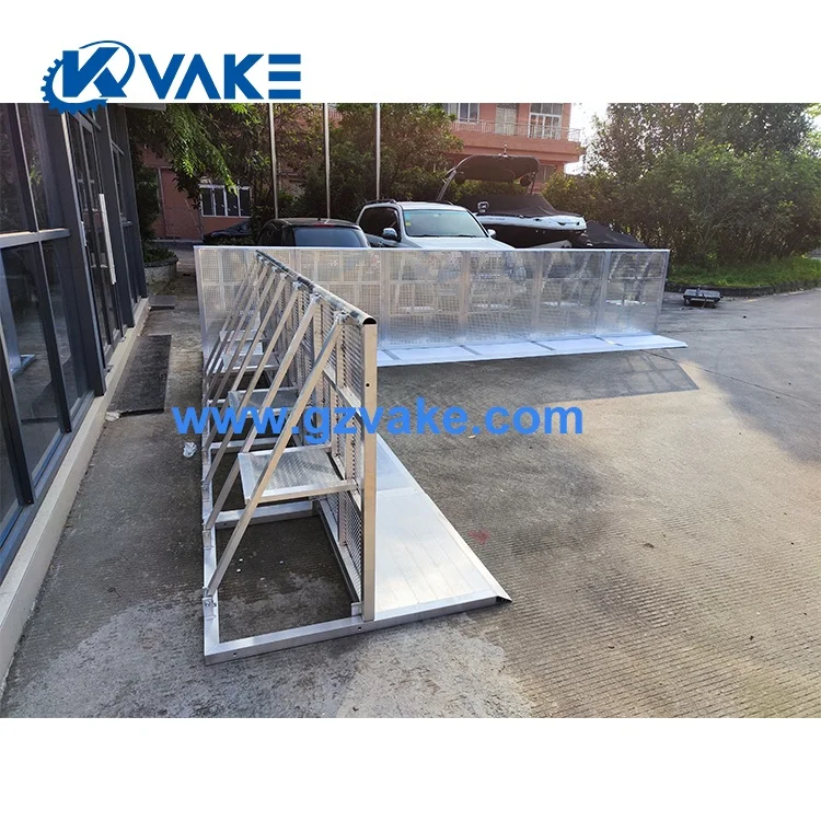 Large Concert Used Aluminium Crowd Barrier Rust-Proof Event Barrier Screw Control Barrier