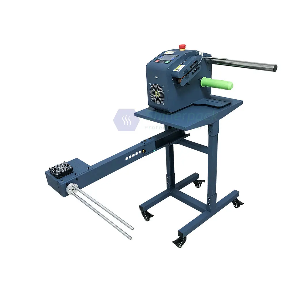 Air Cushion Film Winding Rack Machine with Air Bubble Film Roller for Bubble Roll Wrap Automatically for Air Cushion Machine