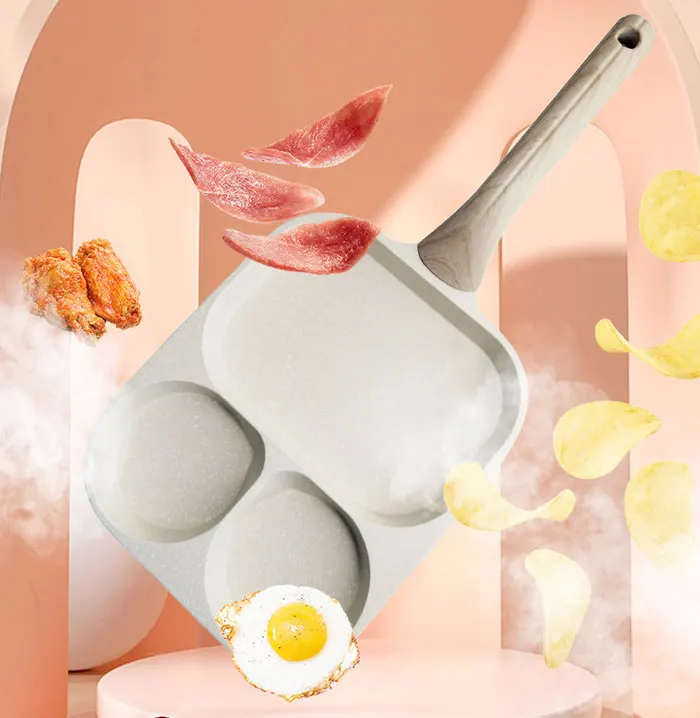 Home Kitchen Accessories Non-Stick Saute Pans for Cooking Pancakes Steaks Eggs Ham Breakfast Fry Pans