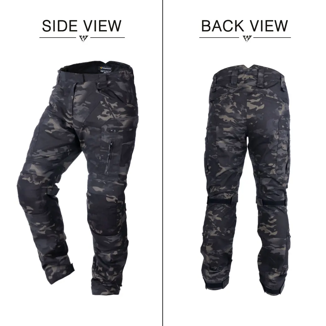 IDOGEAR Men Hunting Outdoor Trousers Camouflage Tactical Pants with Hidden Knee Pads Wholesale Tactical Pants Bdu Pants