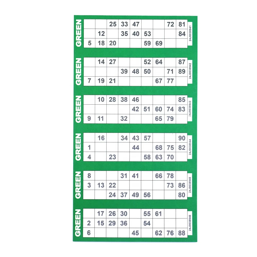 Lucky Pick Different Numbers Winner Rates Game Toys Bingo Card Board Game Set Lottery Drawing Machine For Party