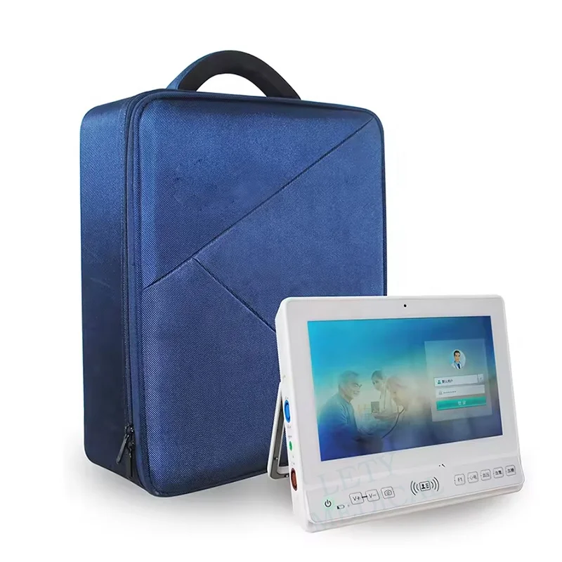 Portable high quality ECG monitor telemedicine equipment