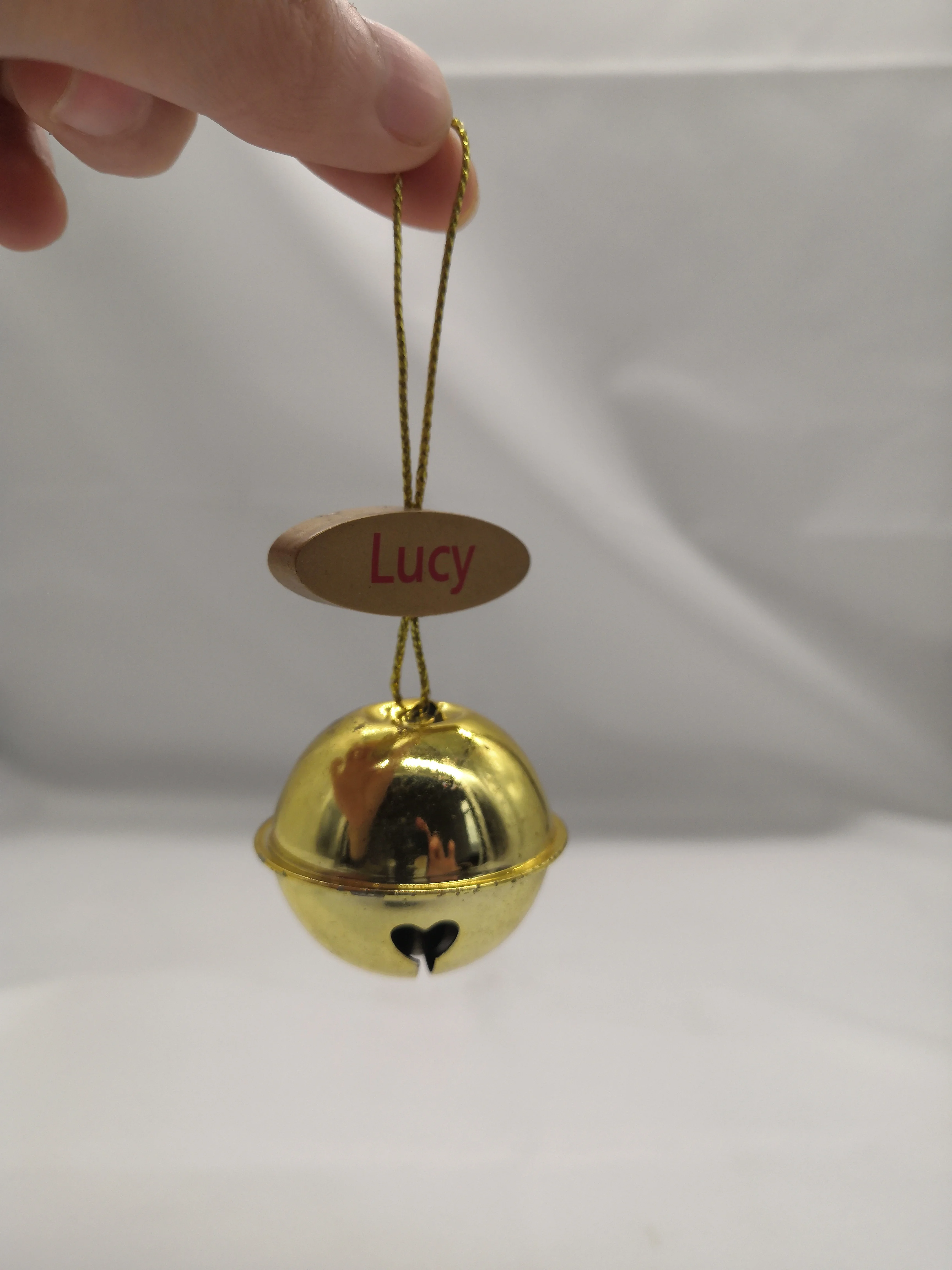 Customized personalized metal bell decorated  Christmas tree