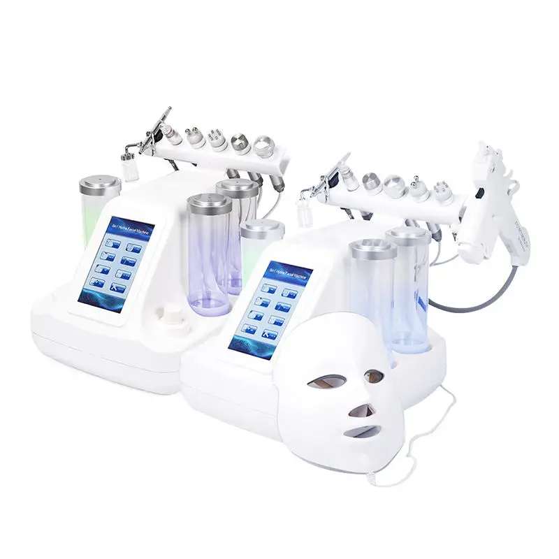 Factory Supply 8 in 1 Hydra Face Care Hydrogen-Oxygen Machine Facial Microdermabrasion MachineFor Oxygen Facial