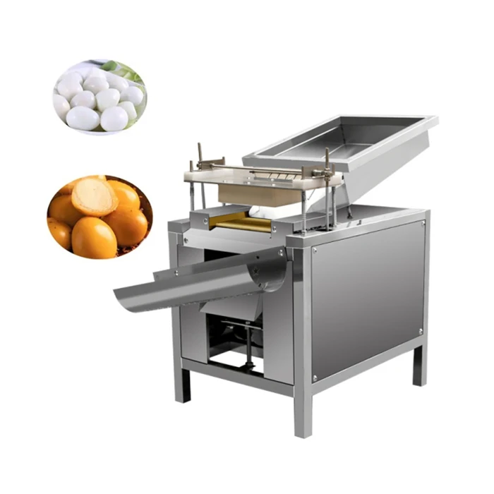 new design cooked quail eggs break peeling machine for Sale