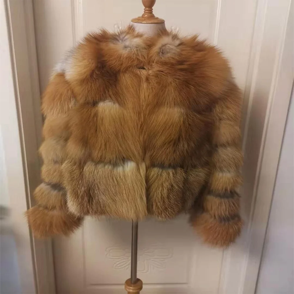 2019 Wholesale real fox fur coat soft real fox fur jacket