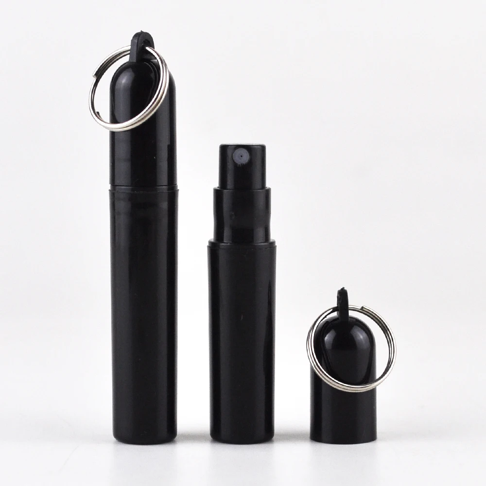 Wholesale PP Plastic Cheap Keychain Perfume Bottle Custom Portable Perfume Refillable Spray Bottle
