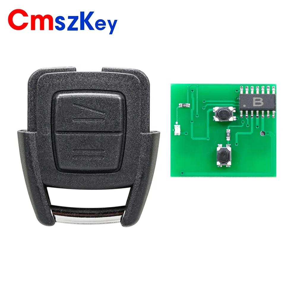 For Vauxhall Opel Astra Vectra Zafira 2 Button Remote Key Fob 433Mhz DELPHI OP1 Without Key Blade