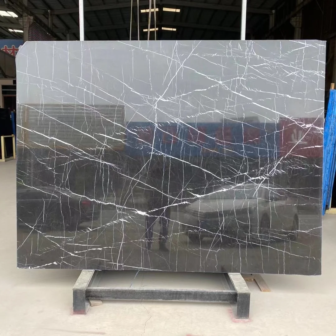 Cheap Chinese Marble Nero Marquina Marble Black Marble