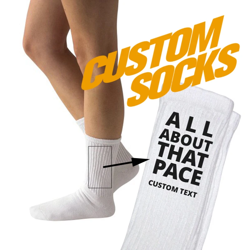 NO MOQ FREE DESIGN made your own custom crew sock mens customised socks manufacturer custom logo socks