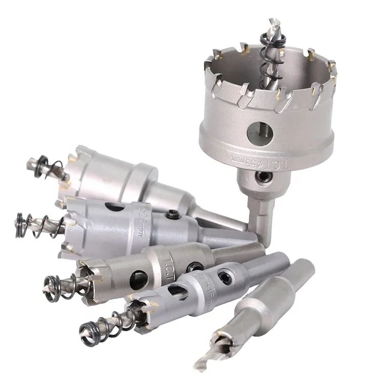 High-Grade Tungsten Steel Alloy Hole Opener Stainless Steel TCT Hard Cutter for Wood and Steel Carbide Coating Box Package