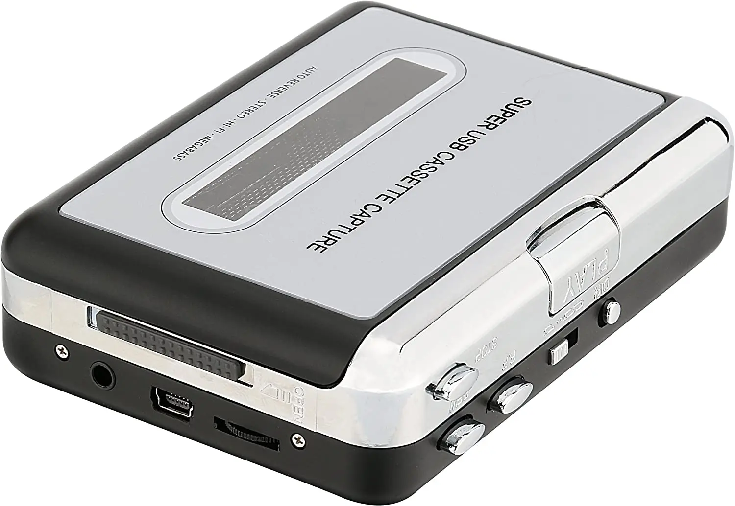 
USB tape converter walkman cassette player transfer Personal Cassette transmitter with auto-reverse function 