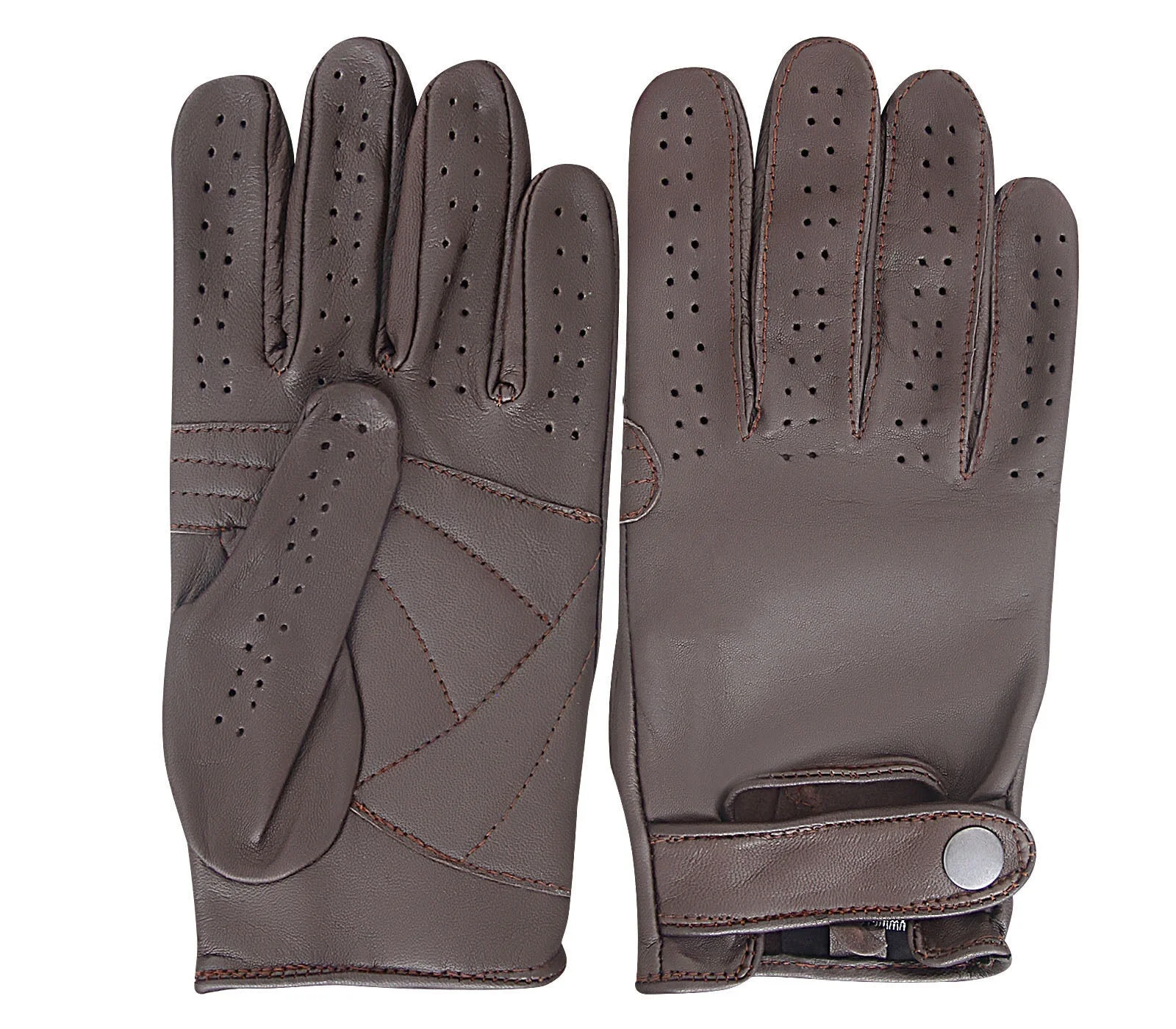 Hot Selling Men Leather Gloves LAMBSKIN SHEEP LEATHER DRIVING FASHION BLACK / TAN SOFT for Men Women Gloves