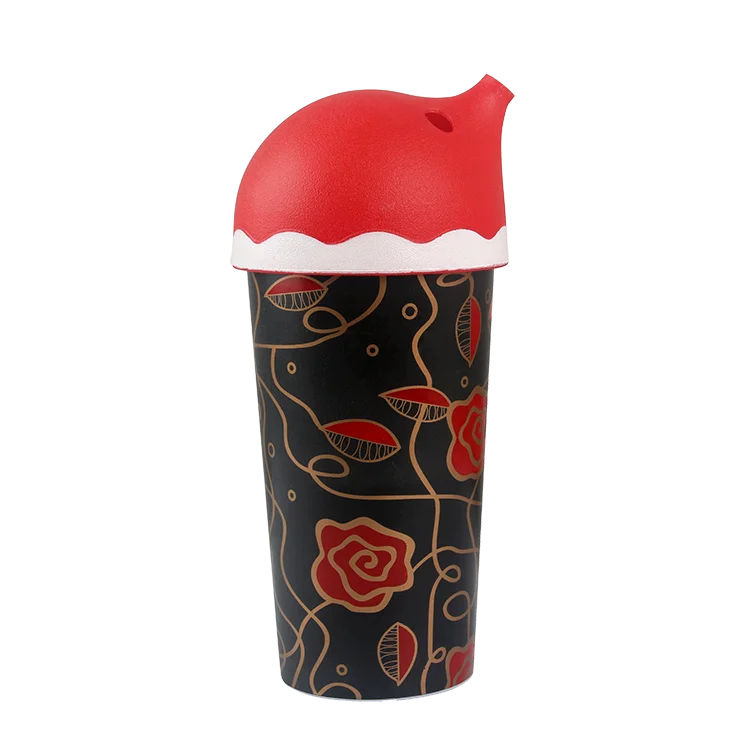  Luxury mug custom logo plastic tumbler cold christmas cup with