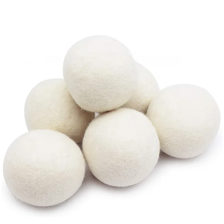 Handmade organic wool dryer balls nepal
