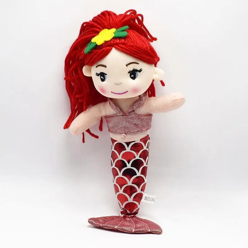 Wholesale Cute Mermaid Girl Doll Plush Toys Customize Popular Fish Princess Stuffed Plushie Toy Sirena Chica Peluche Muneca