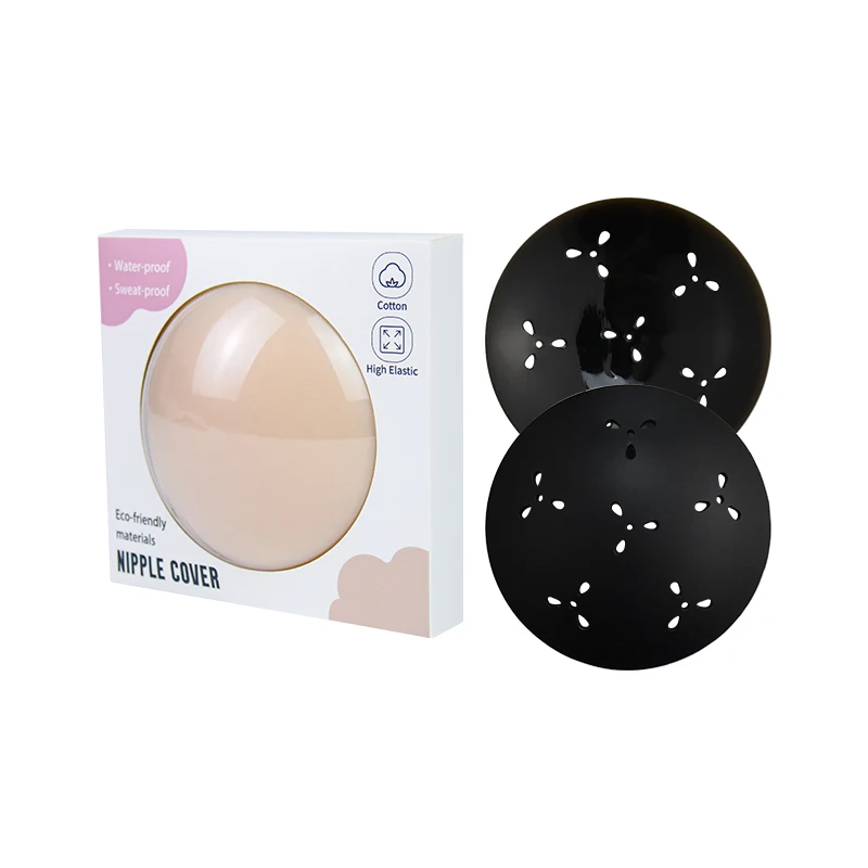 INVISFEEL Reusable Medical Grade Silicone Nipple Cover Breathable and breathable with holes Nipple Sticker Underwear Accessories