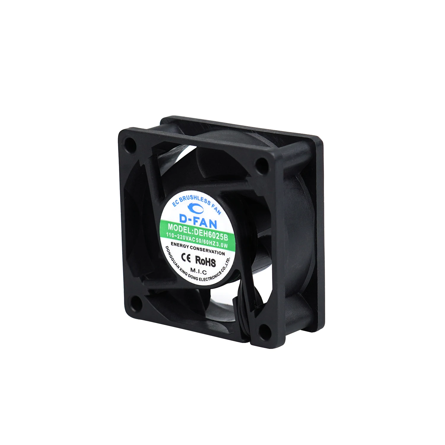 60x60x25 axial cooling fan 60mm 12 volt 110v 220v silent brushless silent fan