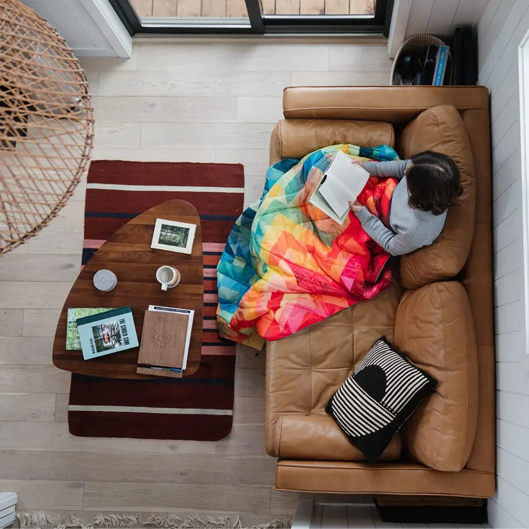 The Original Nylon Outdoor Blanket Down Camping Puffy Blanket Custom Quilted Outdoor Blanket for Traveling Picnics Beach Trips