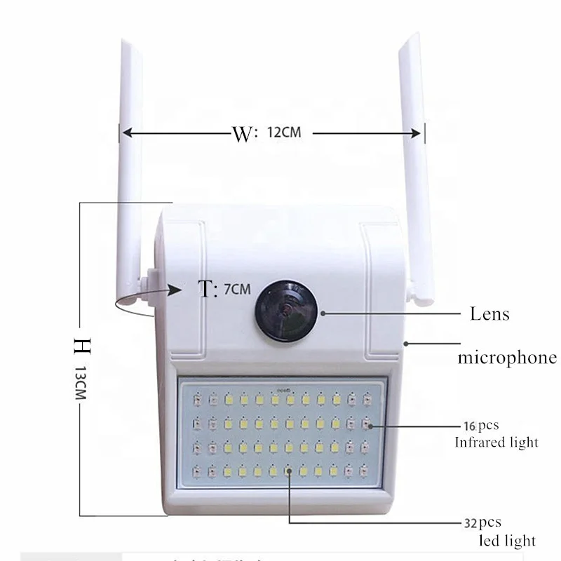 2.0MP 1080P Xmeye ICSEE AI Storm-proof Star Light simple ampoule lamps bulb led lamp camera with audio