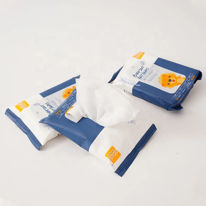 Free Sample Baby Diaper Wipes Hypoallergenic And Unscented Pure Water Wet Wipes Organic Unscented Flushable Wipes Baby 10 Pcs