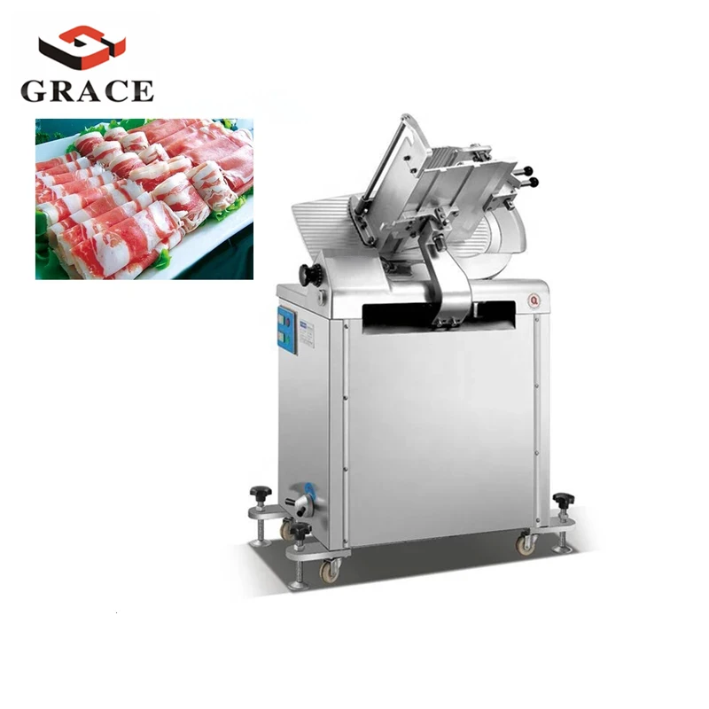 Adopt a reset switch 14' meat slicer automatic meat slicer commercial italian blade meat slicer