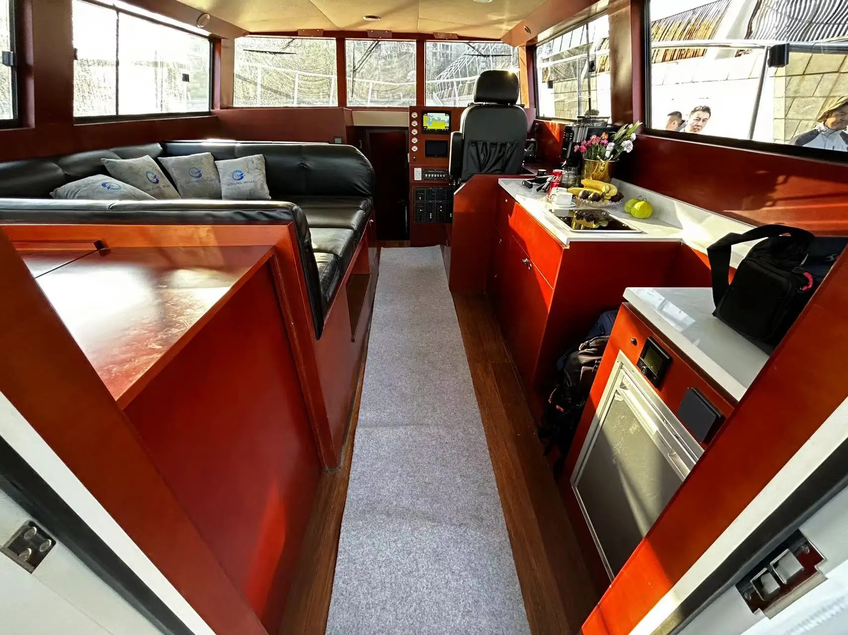 Poseidon  50ft 15m aluminum power cruising yacht charter boat cabin cruiser speed fishing boat for sale