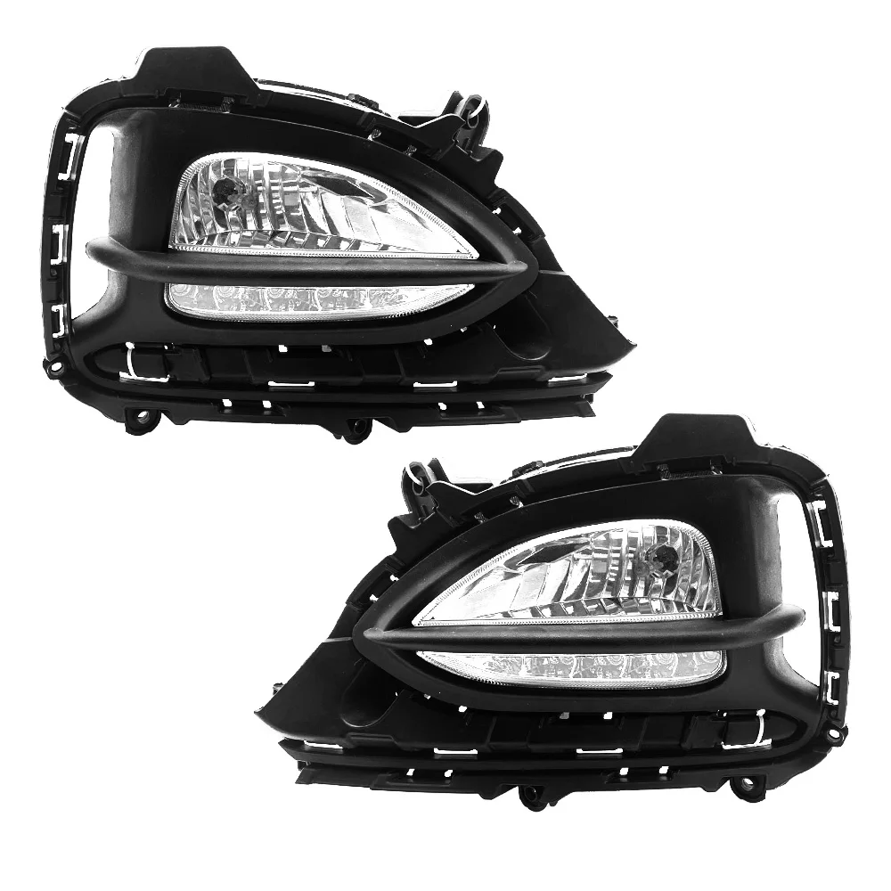 car led fog lights with daytime running light for Hyundai I20 Elite parts 2018 2019 2020 2021 2022
