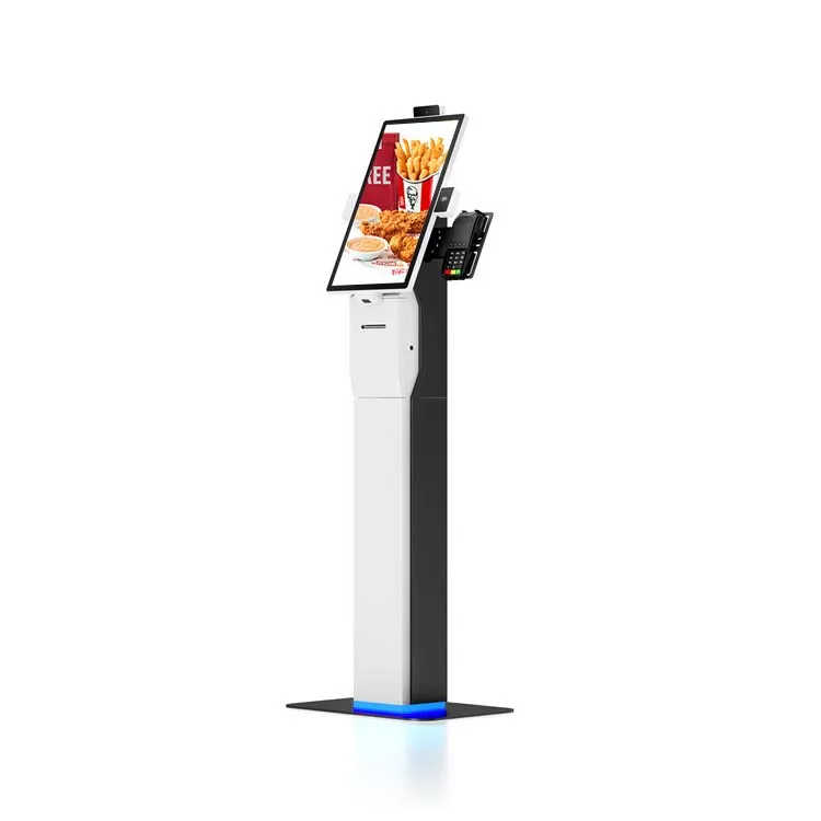 Fast Delivery self check in kiosk hotel Module Design Self Ordering machine  all in one Touch Screen kiosk With Receipt Printer